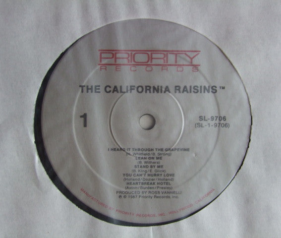 The California Raisins : Sing The Hit Songs (LP, Album)