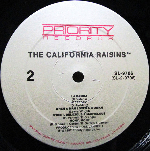 The California Raisins : Sing The Hit Songs (LP, Album)
