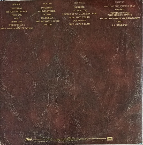 The Beatles : Love Songs (2xLP, Comp)
