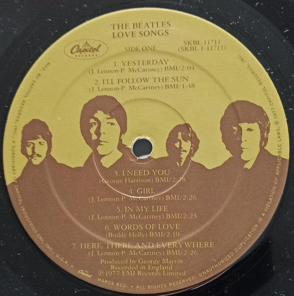 The Beatles : Love Songs (2xLP, Comp)