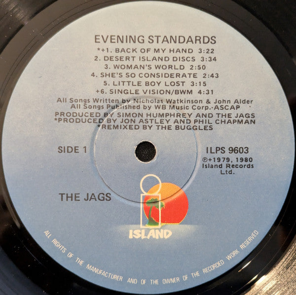 The Jags : Evening Standards (LP, Album, Win)
