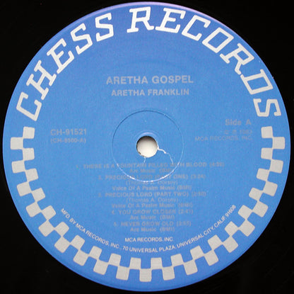 Aretha Franklin : Aretha Gospel (LP, Album, Mono, RE)