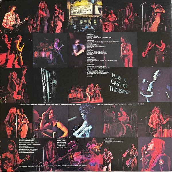 Humble Pie : Performance: Rockin' The Fillmore (2xLP, Album, RE, y T)