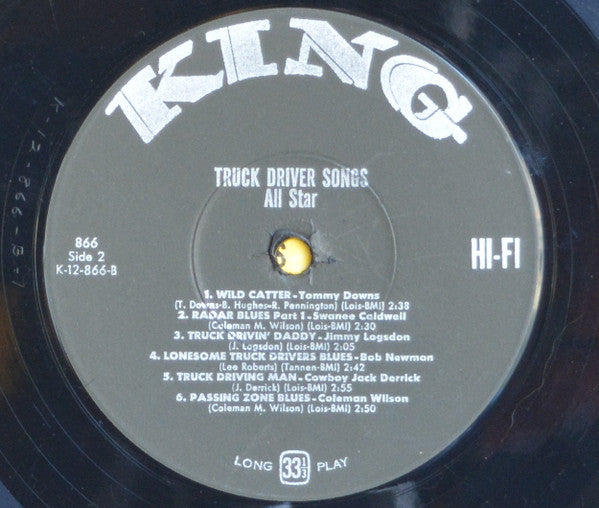 Various : Truck Driver Songs (LP, Comp)