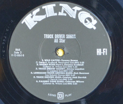 Various : Truck Driver Songs (LP, Comp)