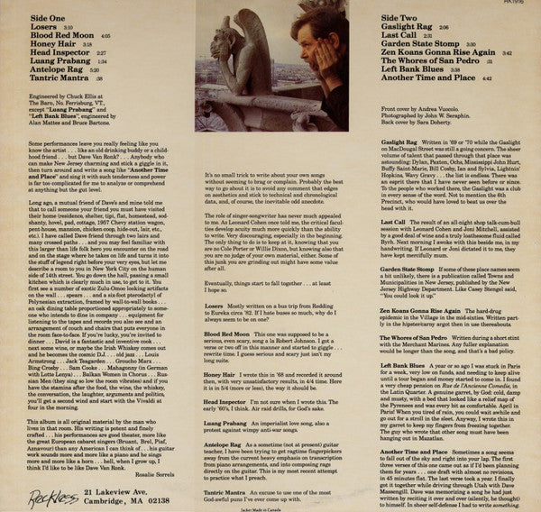 Dave Van Ronk : Going Back To Brooklyn (LP, Album)