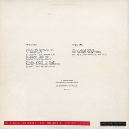 T.G.* : The Second Annual Report (LP, Album, RE, RP)