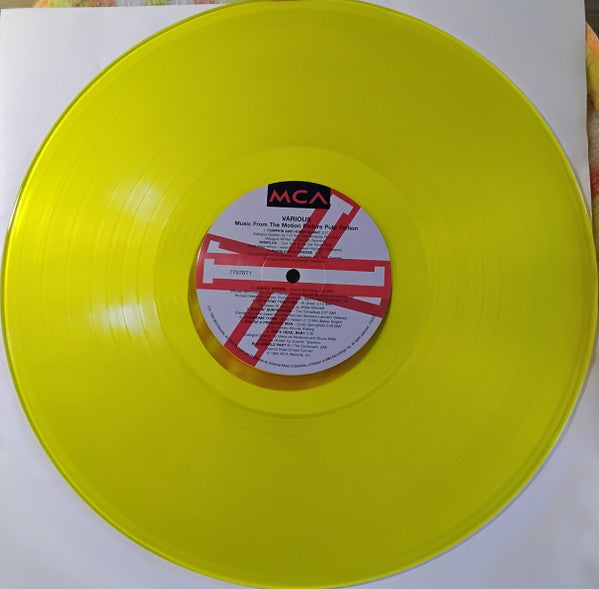 Various : Pulp Fiction (Music From The Motion Picture) (LP, Comp, Ltd, RE, RP, Yel)