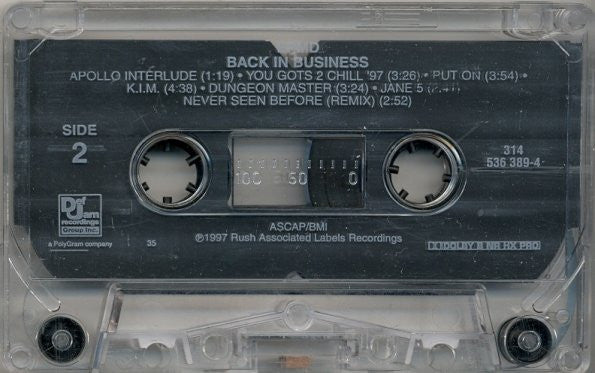 EPMD : Back In Business (Cass, Album, 100)