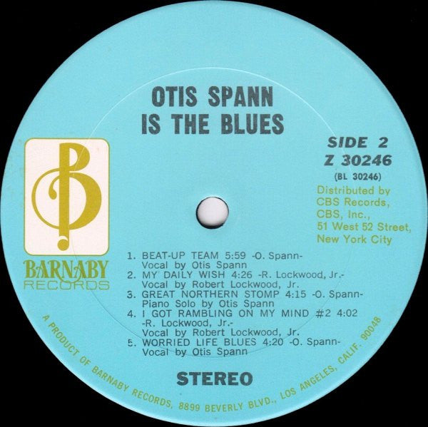 Otis Spann : Otis Spann Is The Blues (LP, Album, RE)