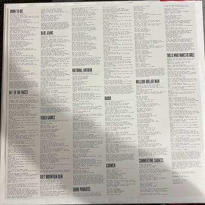 Lana Del Rey : Born To Die (LP, Album, Ltd, RE, Red)