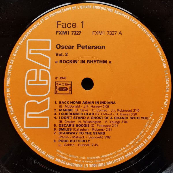 The Oscar Peterson Trio : Rockin' In Rhythm (LP, Comp, Gat)
