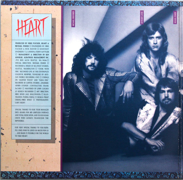 Heart : Dog & Butterfly (LP, Album, Pit)