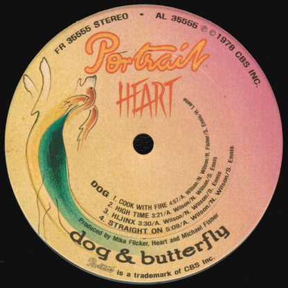 Heart : Dog & Butterfly (LP, Album, Pit)