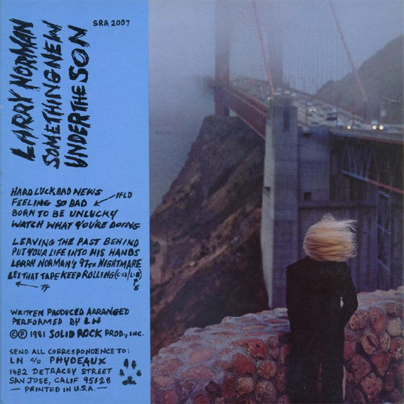 Larry Norman : Something New Under The Son (LP, Album, Mon)