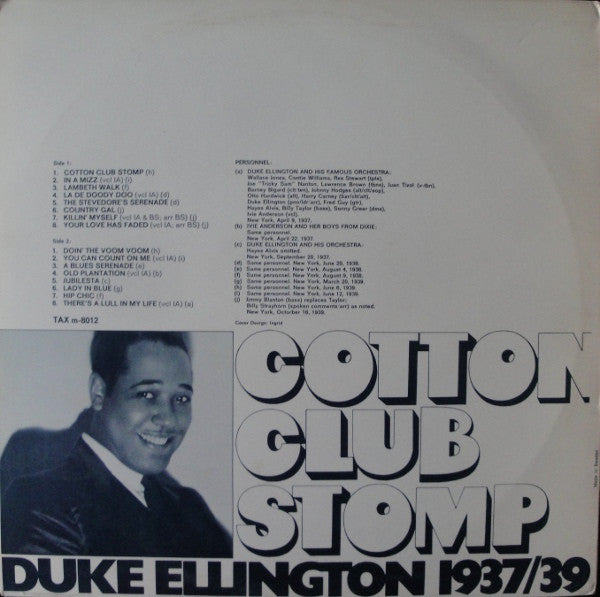 Duke Ellington : Cotton Club Stomp 1937/39 (LP, Comp)