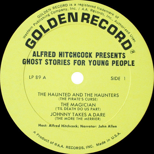 Alfred Hitchcock : Ghost Stories For Young People (LP, Album)