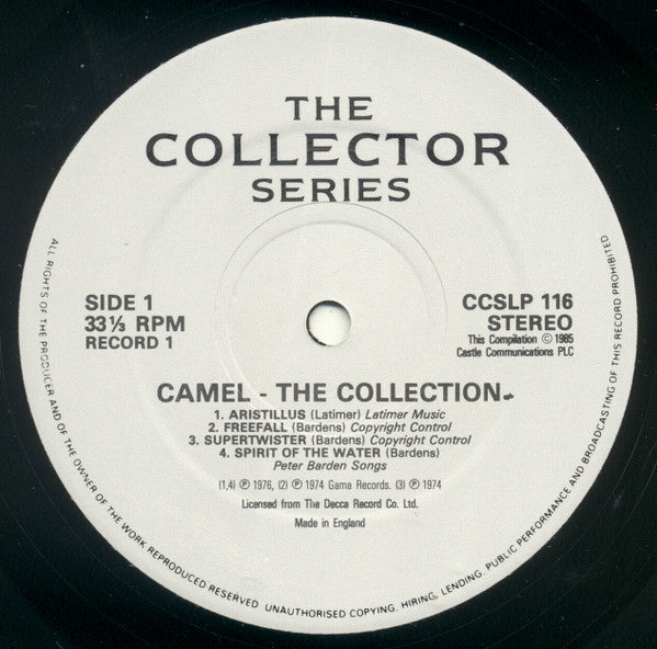 Camel : The Collection (2xLP, Comp)