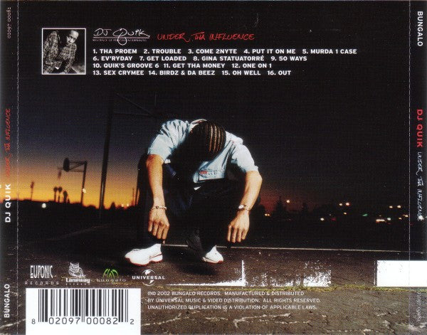 DJ Quik : Under Tha Influence (CD, Album)