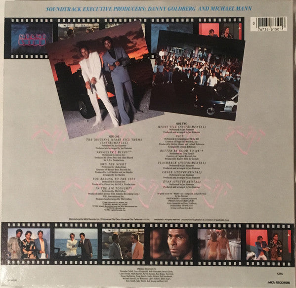 Various : Miami Vice - Music From The Television Series (LP, Comp, Club, CRC)