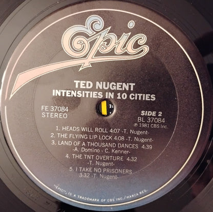 Ted Nugent : Intensities In 10 Cities (LP, Album, Pit)