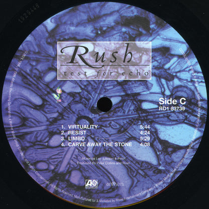 Rush : Test For Echo (LP, 180 + LP, S/Sided, Etch, 180 + Album, RE, RM, )