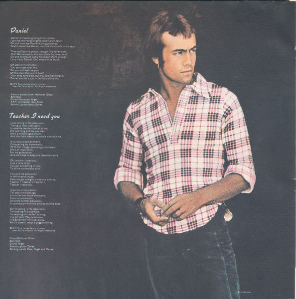 Elton John : Don't Shoot Me I'm Only The Piano Player (LP, Album, Club, RP, CRC)