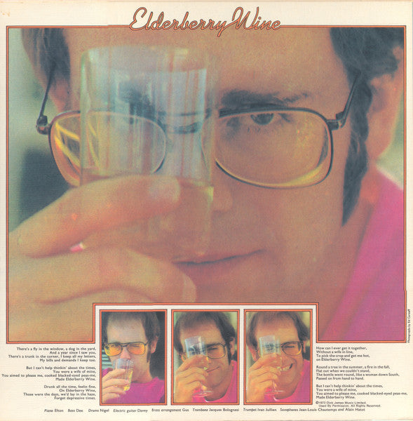Elton John : Don't Shoot Me I'm Only The Piano Player (LP, Album, Club, RP, CRC)
