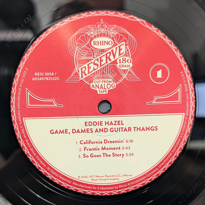 Eddie Hazel : Game, Dames And Guitar Thangs (LP, Album, RE, 180)