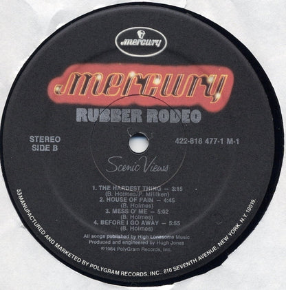 Rubber Rodeo : Scenic Views (LP, Album)