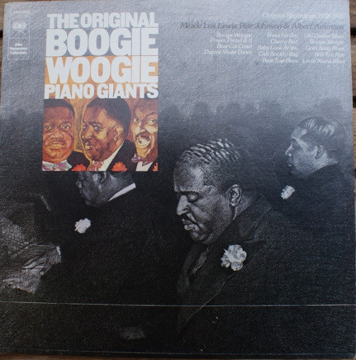 Various : The Original Boogie Woogie Piano Giants (LP, Album, Comp, Mono)