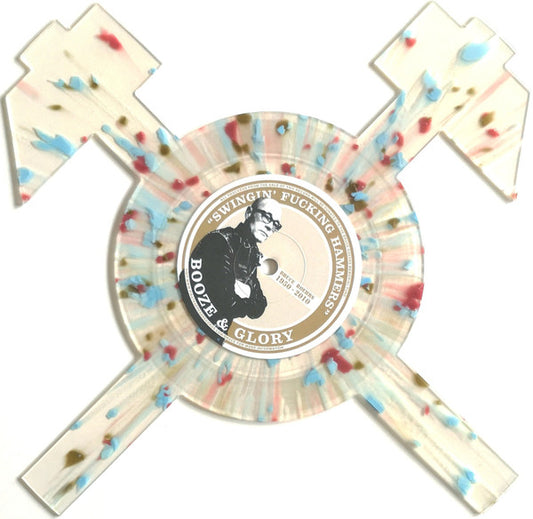 Booze & Glory / Harrington Saints : Crossed Hammer (5½", Shape, Cle)