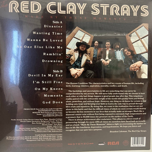 The Red Clay Strays : Made By These Moments (LP, Album, RE, Mil)