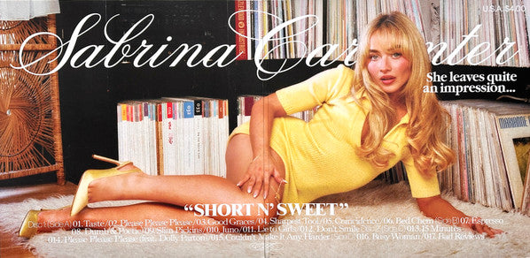 Sabrina Carpenter : Short N' Sweet (Deluxe) (2xLP, Album, Dlx, RP, Blu)