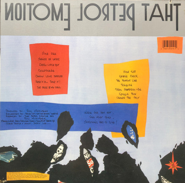 That Petrol Emotion : End Of The Millennium Psychosis Blues (LP, Album, Non)