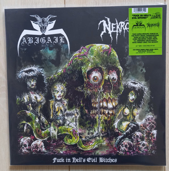 Abigail (3) / Nekrofilth : Fuck In Hell's Evil Bitches (12", Album, Ltd, Neo)
