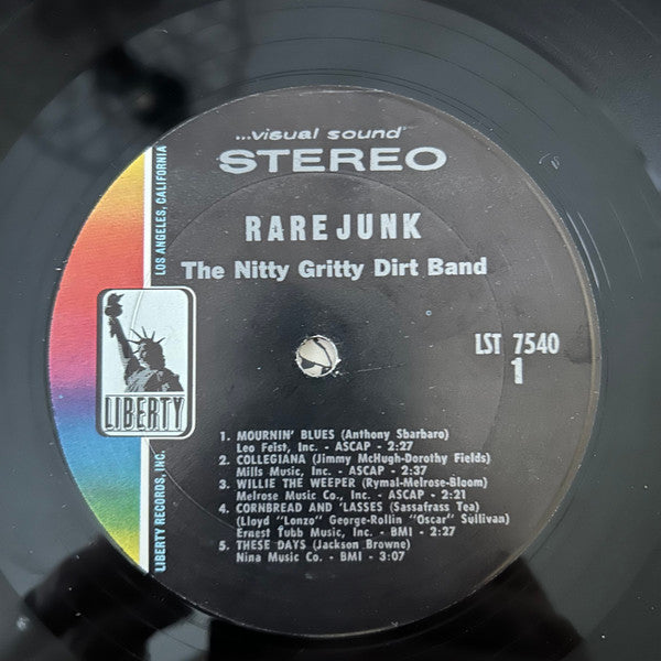 The Nitty Gritty Dirt Band* : Rare Junk (LP, Album, Pit)