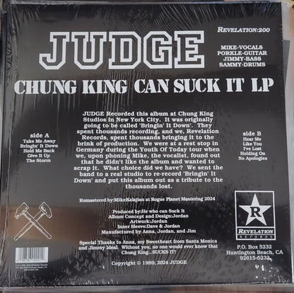 Judge : Chung King Can Suck It (LP, Album, RE, RM, RP, Oli)