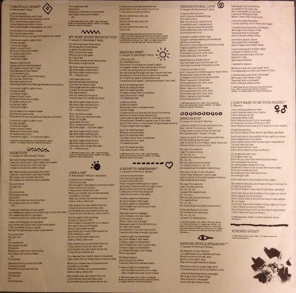 Cyndi Lauper : A Night To Remember (LP, Album)