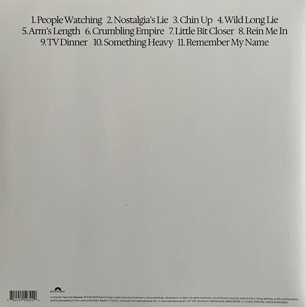 Sam Fender : People Watching (LP, Album)
