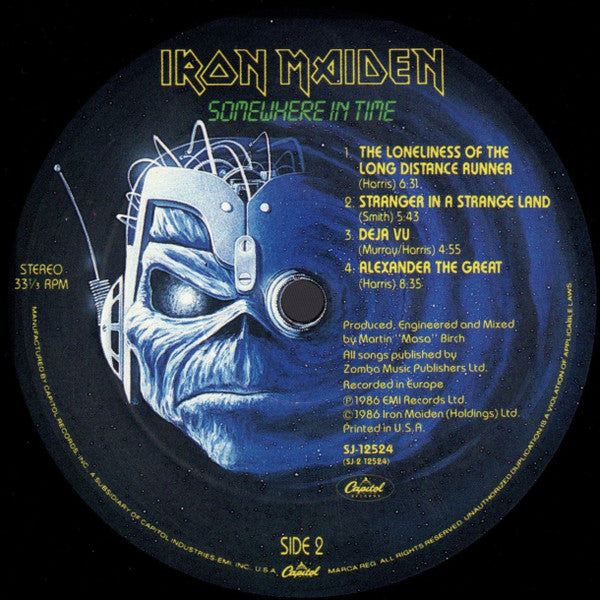 Iron Maiden : Somewhere In Time (LP, Album, All)