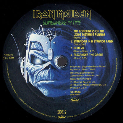 Iron Maiden : Somewhere In Time (LP, Album, All)