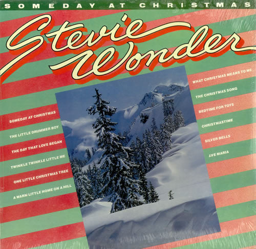 Stevie Wonder : Someday At Christmas (LP, Album, RE)