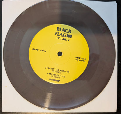 Black Flag : TV Party (7", Single, RE, Bro)