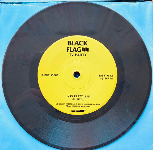 Black Flag : TV Party (7", Single, RE, Bro)