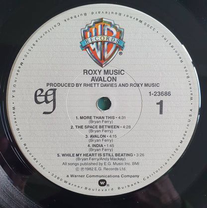 Roxy Music : Avalon (LP, Album, Win)