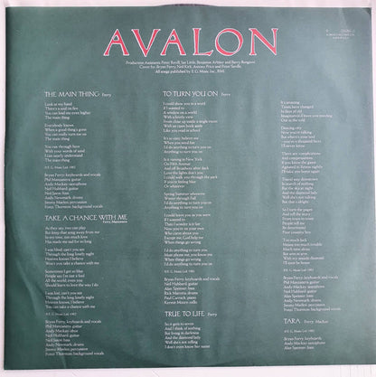 Roxy Music : Avalon (LP, Album, Win)