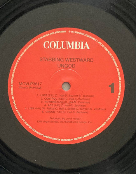 Stabbing Westward : Ungod (LP, Album, RE, 180)