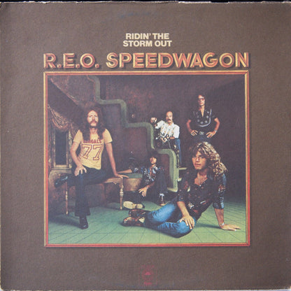 R.E.O. Speedwagon* : Ridin' The Storm Out (LP, Album, RE, Pit)
