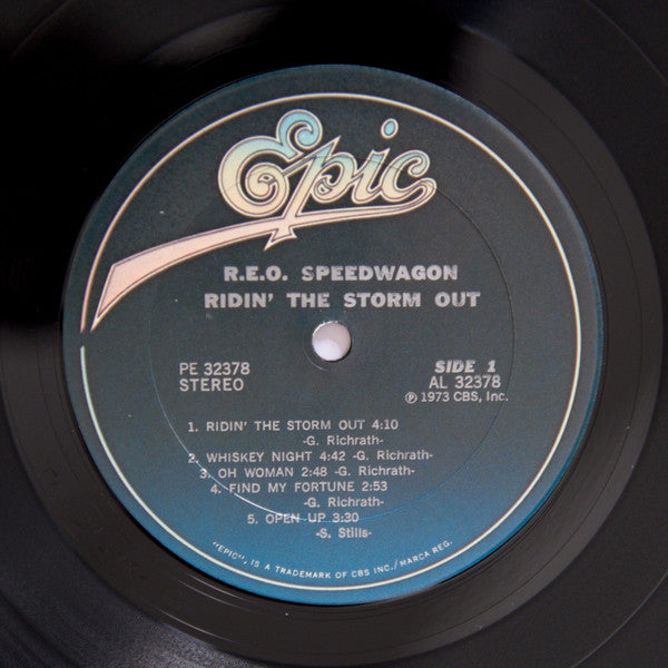 R.E.O. Speedwagon* : Ridin' The Storm Out (LP, Album, RE, Pit)